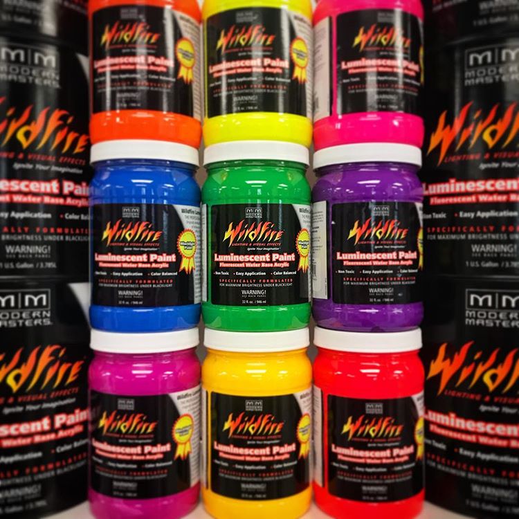 Modern Masters - Wildfire - Visible Fluorescent Paint