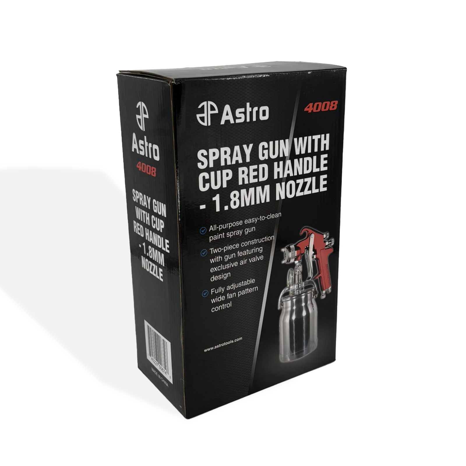 Astro Pneumatic - 4008 Spray Gun - 1.8mm Nozzle
