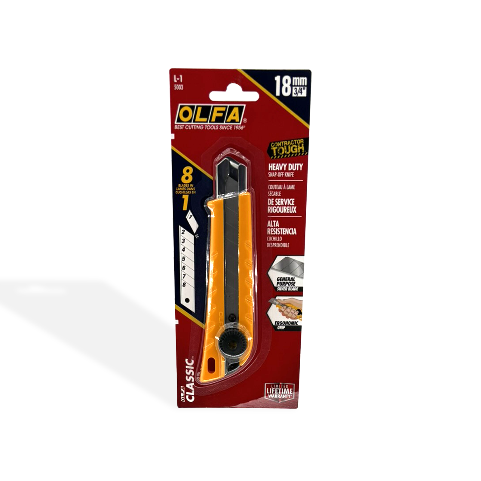 OLFA - 18mm Ratchet Lock Utility Knife